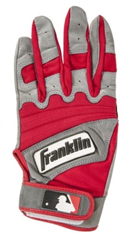2012 Joey Votto Game Worn and Signed Franklin Batting Glove